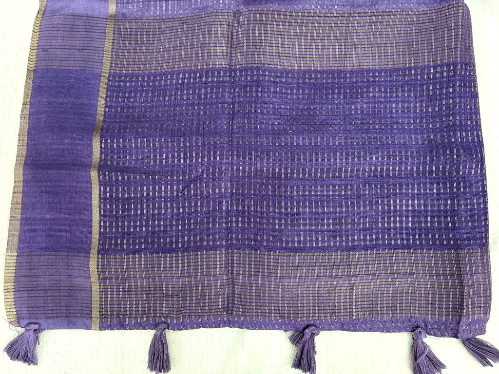 Raas Matka Silk Saree – Lavender