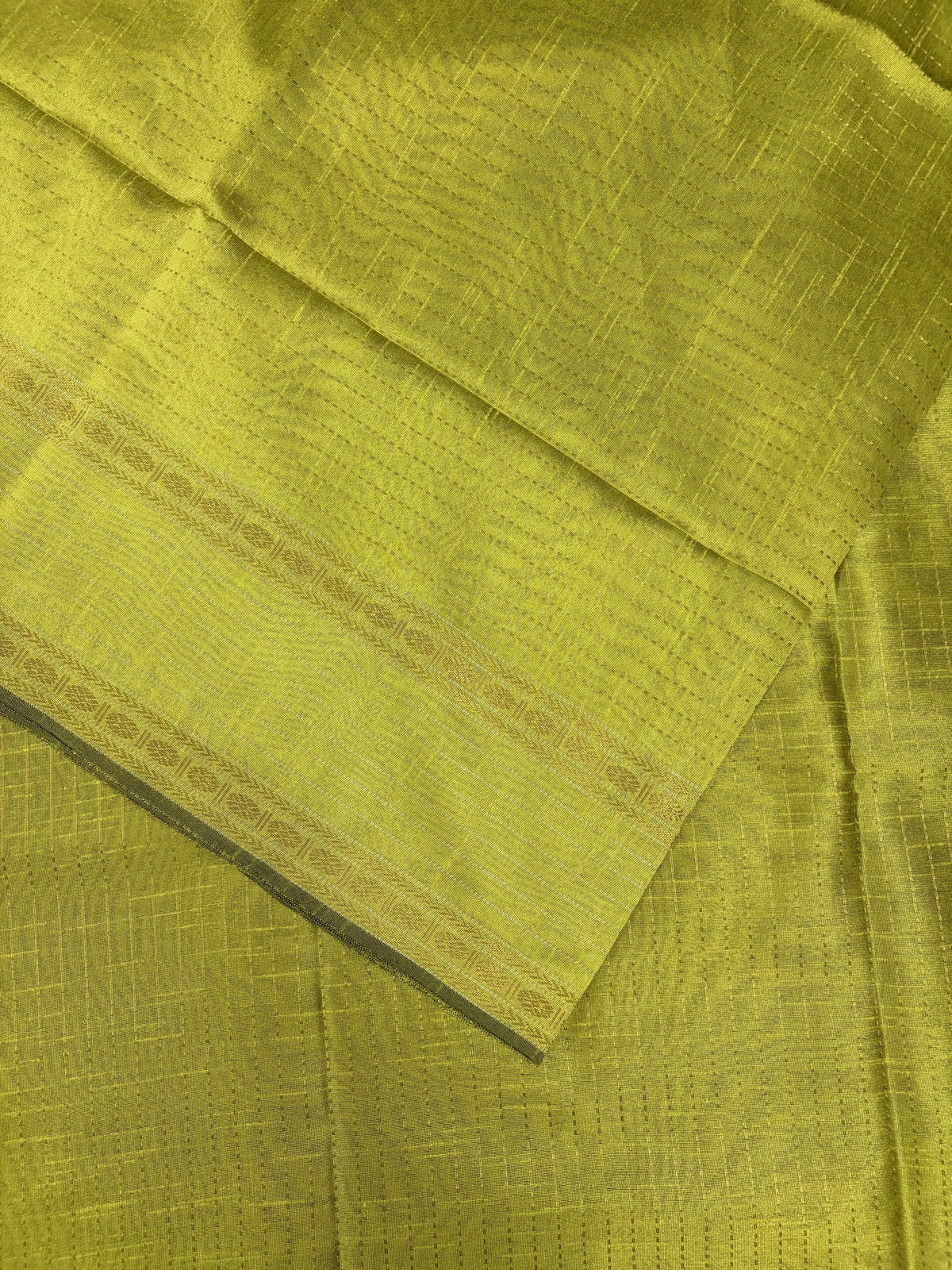Dhabi Silk Saree – Blue Yellow