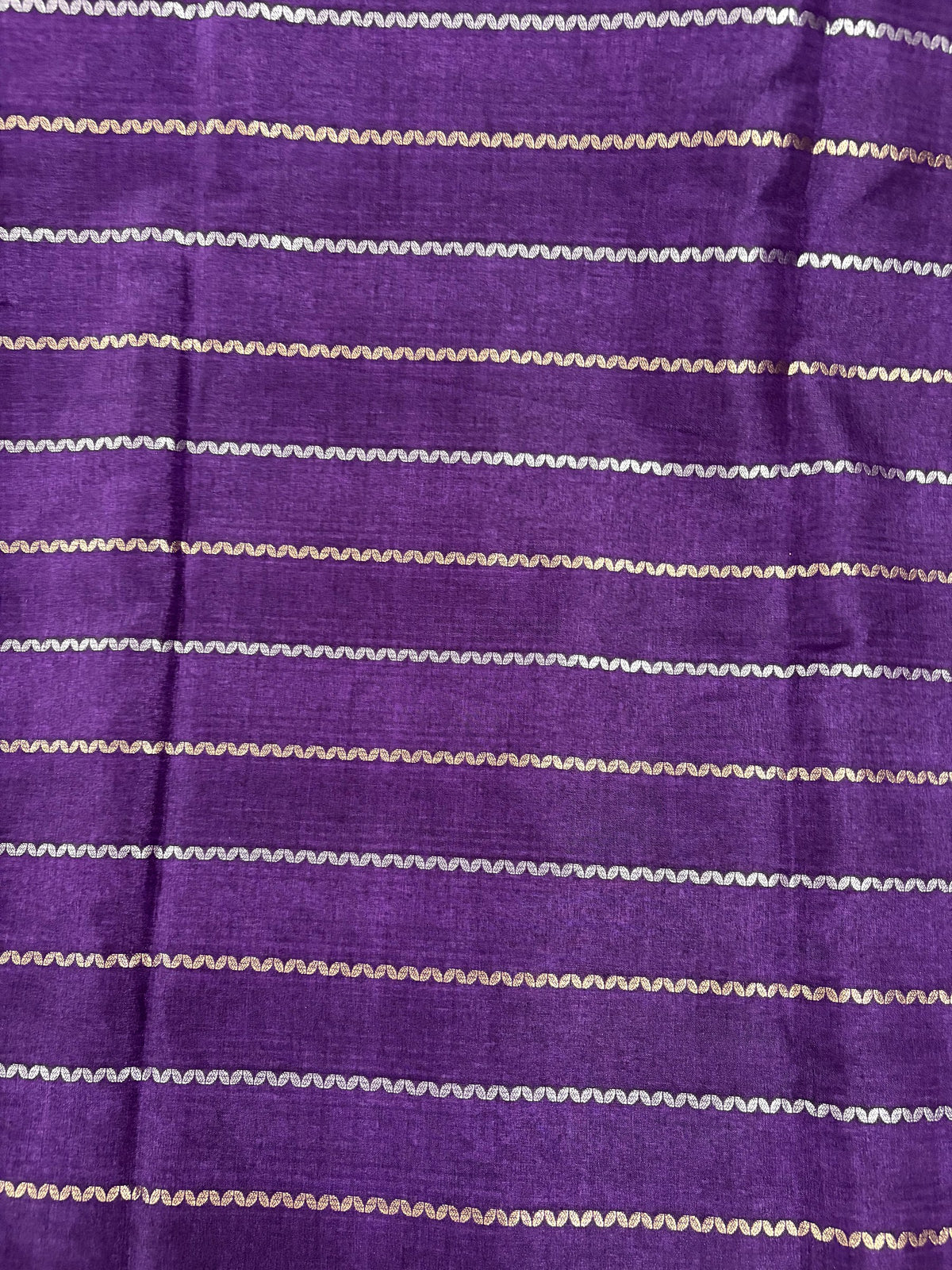 Matka Tussar Saree – Purple