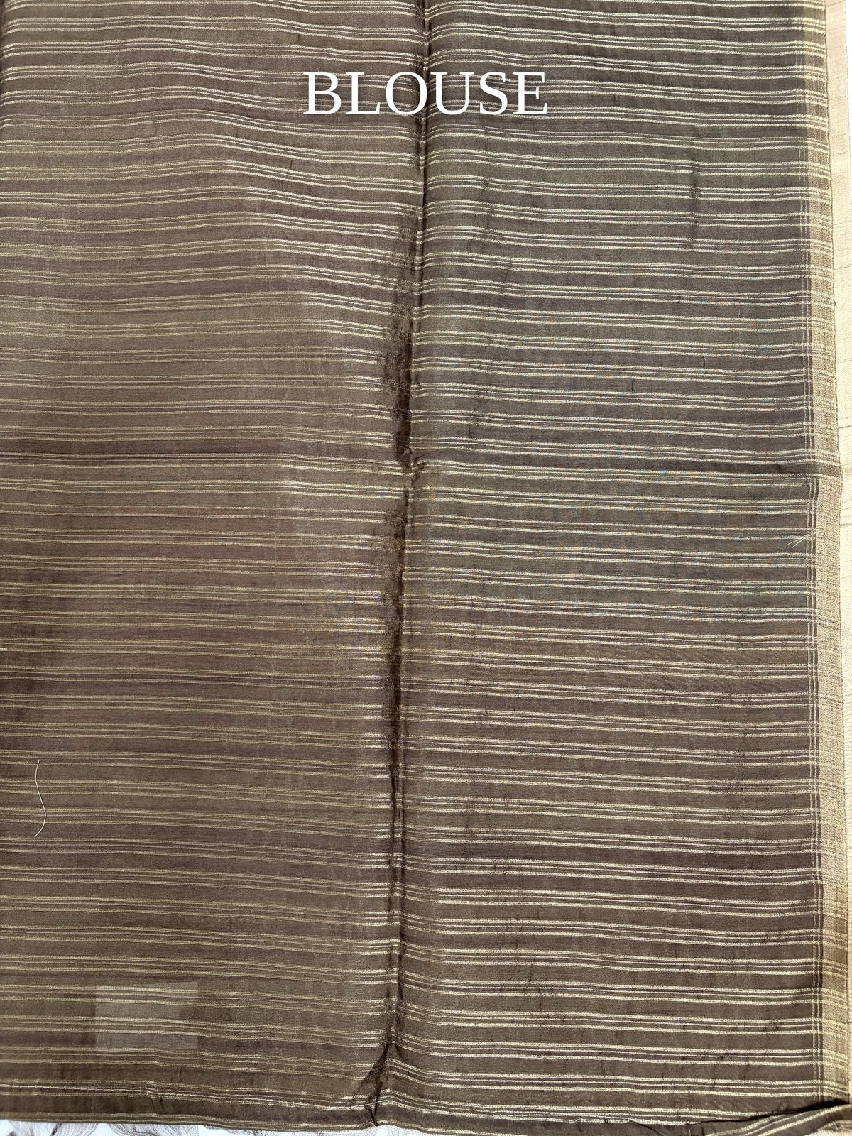 Semi Desi Tussar Saree – Brown