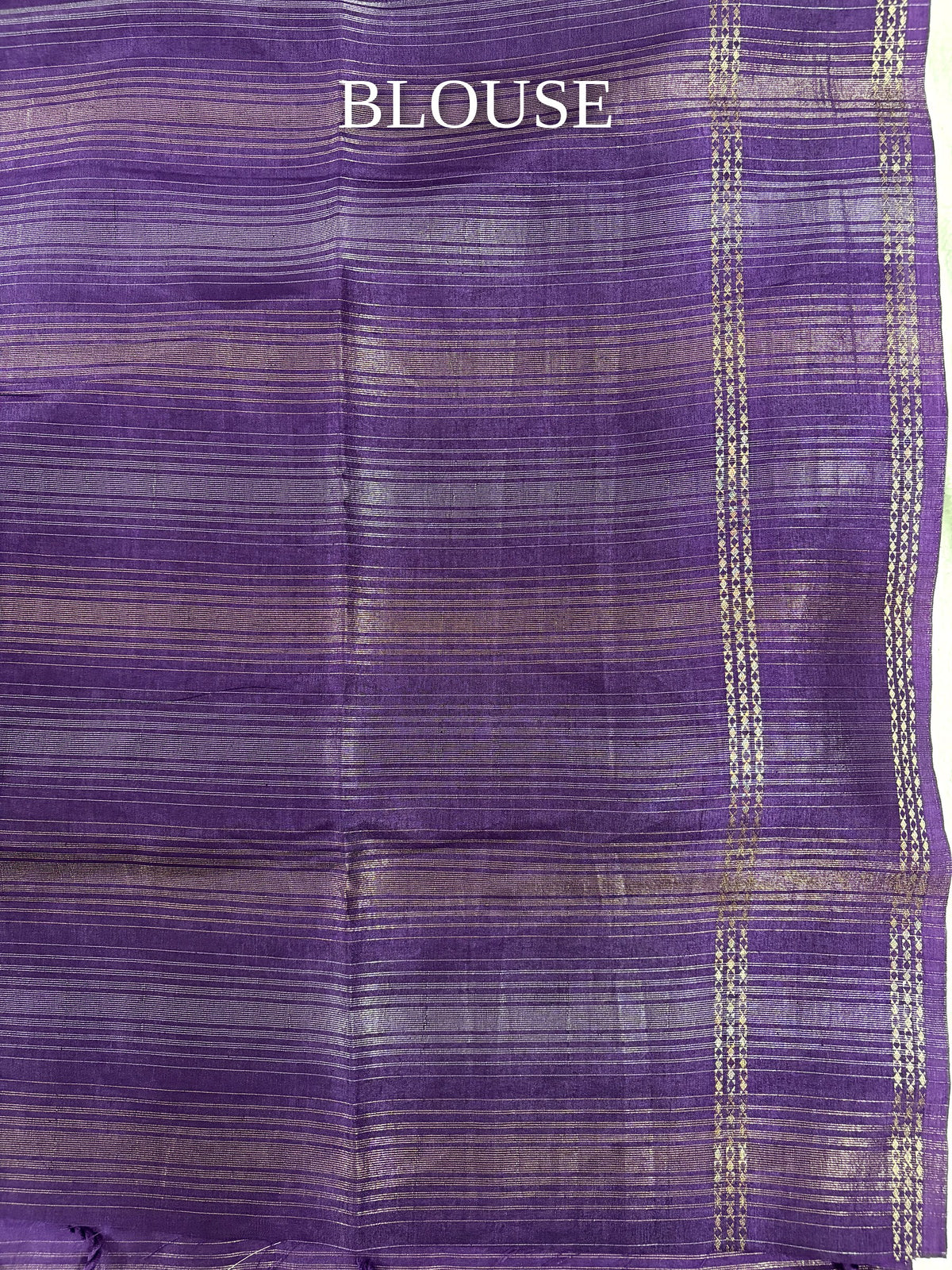 Matka Tussar Saree – Purple