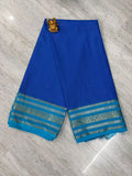 Royal Blue Semi Silk Saree