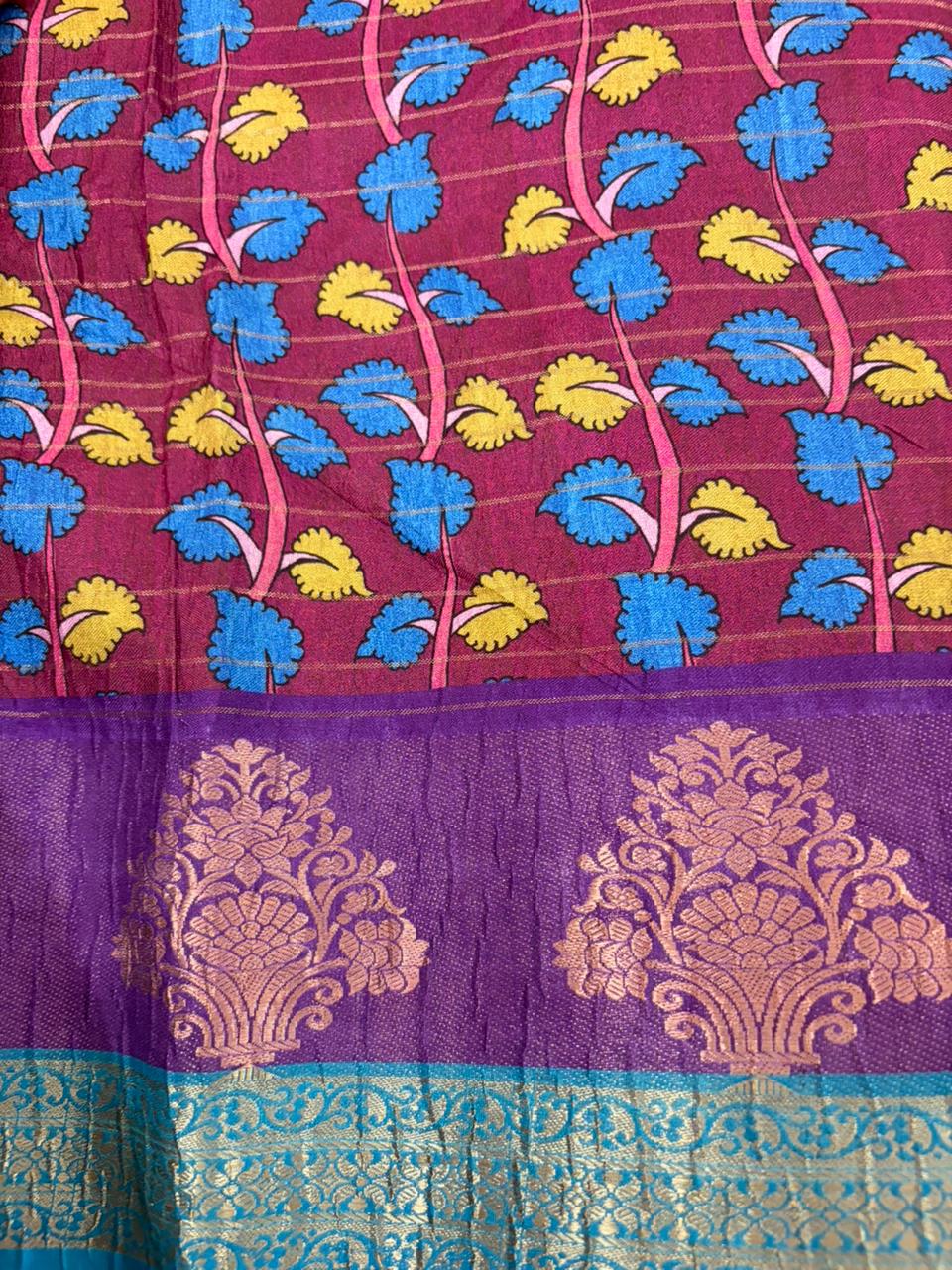 Mustard Zari Designer Saree