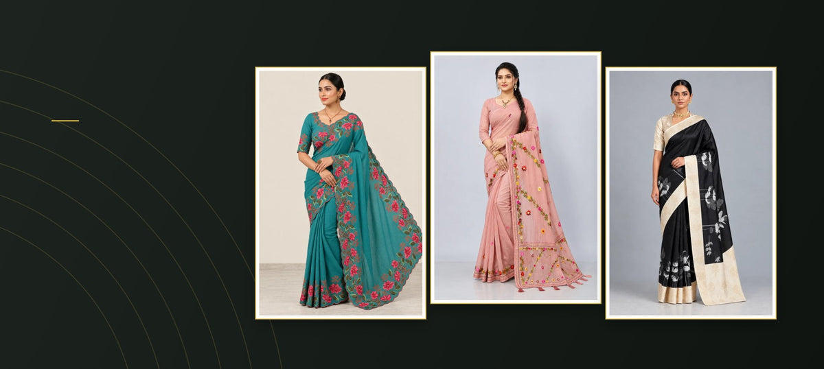 Designer and organza sarees from Nira Boutique